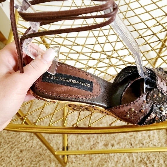 Steve Madden Luxe | Snakeskin Wedges - Picture 11 of 11